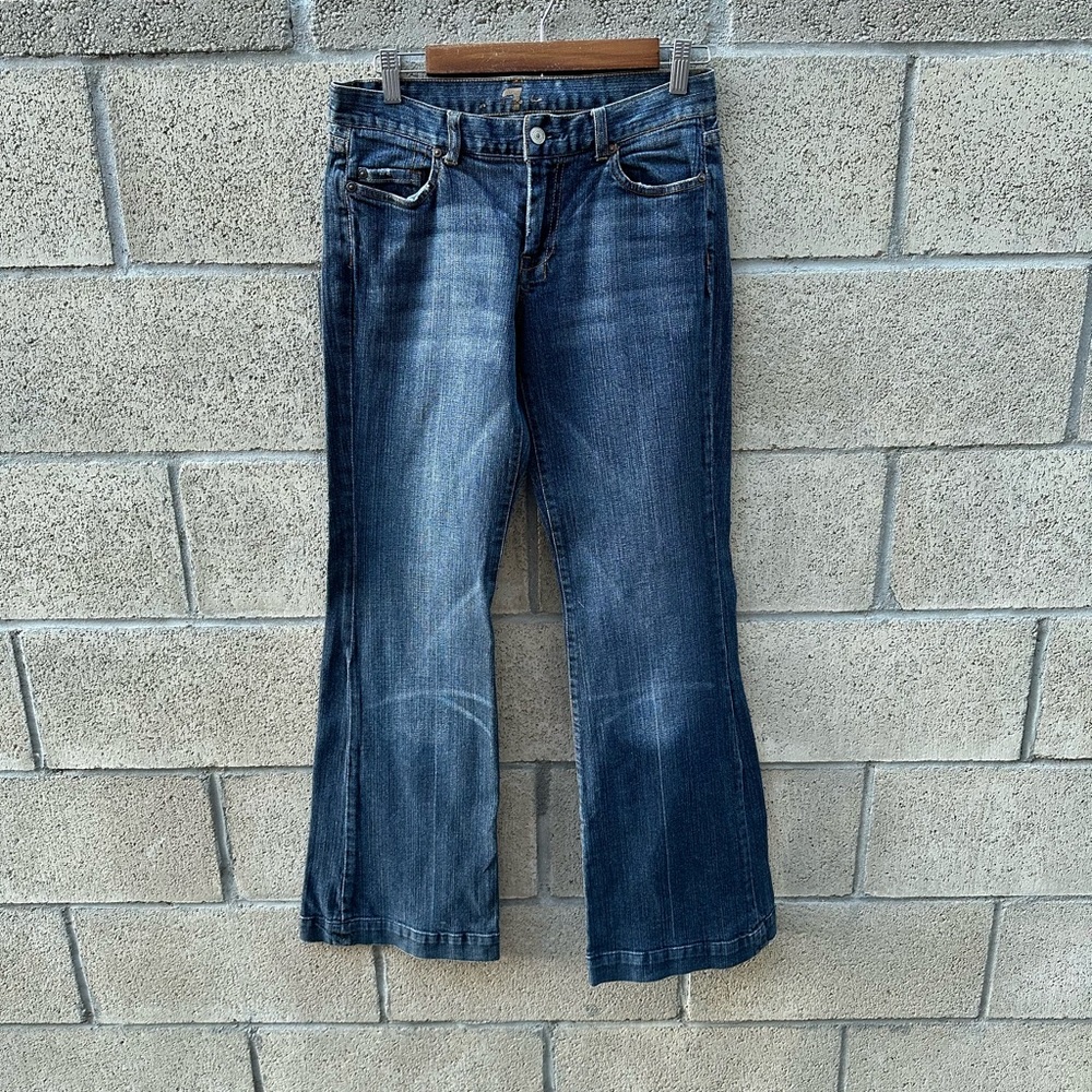 7 For All Mankind Dojo Dark Wash Jeans Made In USA Women’s Size 28